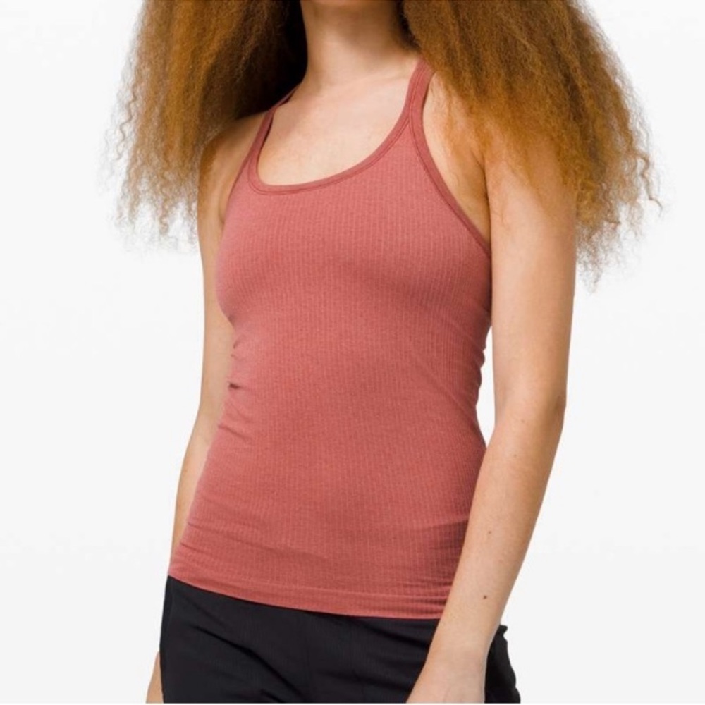Lululemon Ebb To Street Tank *Light Support For B/C Cup Soft Cranberry